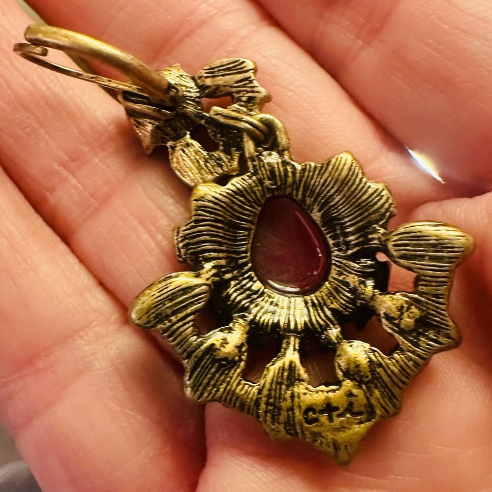 Chloe + Isabel Vibrant Pink and Blue Earrings - Picture 9 of 9